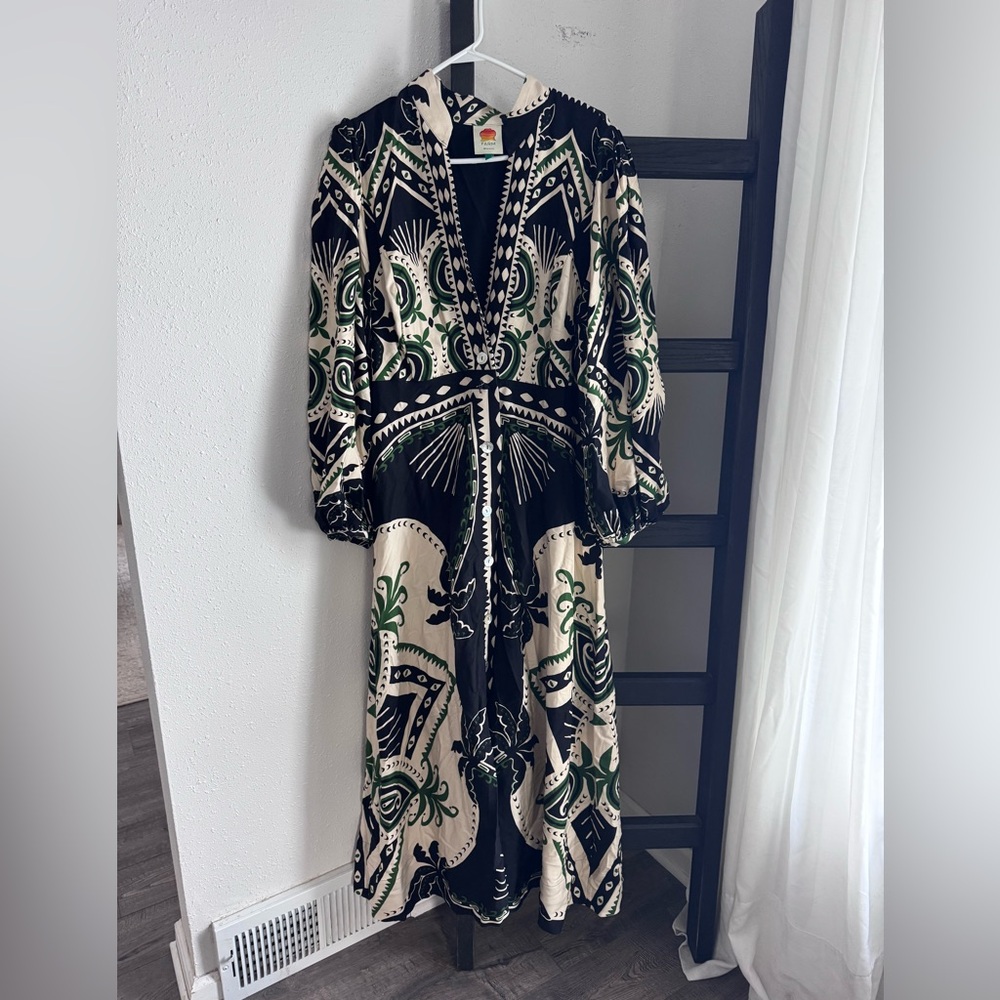 Farm Rio Mystic Scarf Maxi Dress